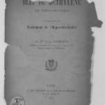 Le bleu de méthylène comme traitement du cancer en 1893